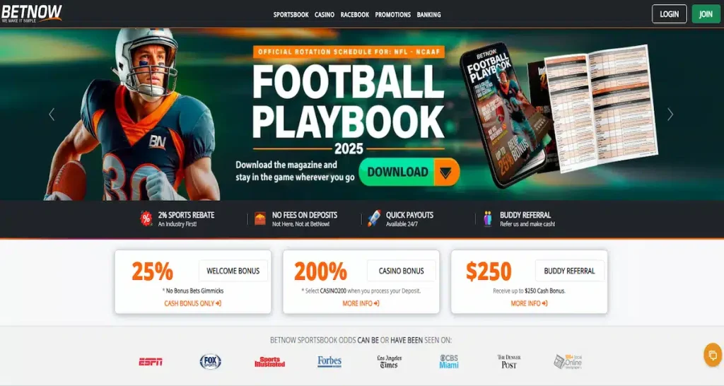 BetNow review – one of the best online sportsbooks for casual US players