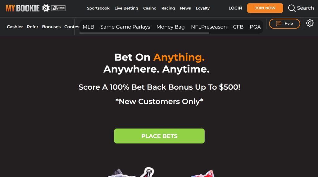 MyBookie – among the best online sportsbooks with props, entertainment, and politics betting